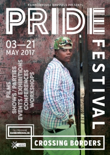  Affiche  officielle de la 22e édition de la Belgian Pride : ‟Asile et Migration‟ 
