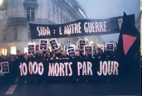  Manifestation de la journée mondiale du sida à Paris en 2001