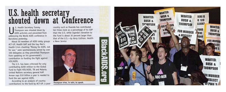  
Conférence mondiale du sida 2002 à Barcelone 