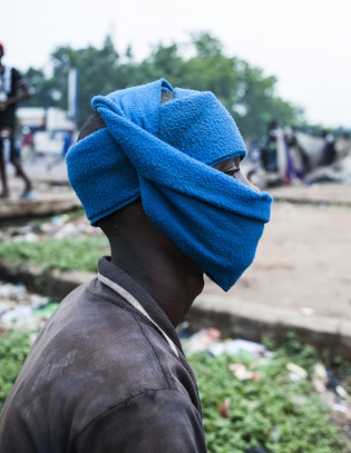  Mamadou, young male drug user, Bagadadji, Bamako, 2018
