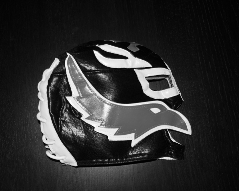  Wrestler's mask belonging to my son, Tiago. Paris, 2010
Refusing the social mask that leads to the inequality of lives and our dehumanization. It is about affirming that our commitments matter, that our families matter, that our lives matter.