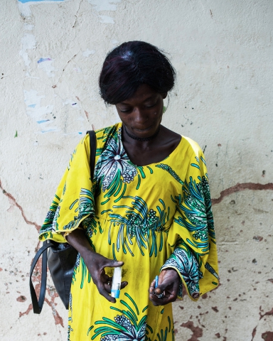  Kadidia, woman drug user, Bagadadji, Bamako, 2018